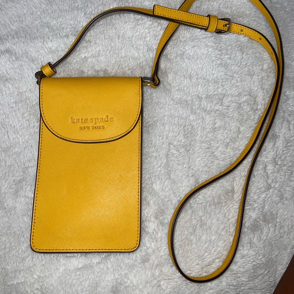 Kate Spade Mustard Yellow Crossbody Pouch